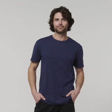 Hard Yakka Mens Cotton Breathable Crew Neck Short Sleeve Core Tee Y19251-KarWorkwear