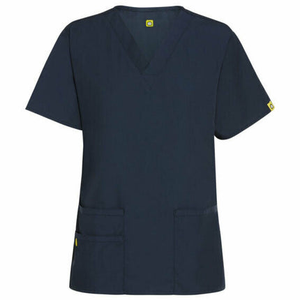 NNT Womens Bravo Scrub Top Relaxed Style Fit Work Nursing Hospital CATU66-KarWorkwear