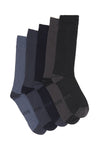Bonds Mens Bamboo Crew Socks Fine Seams Comfy Toes & Ankle Support 6 Pack SZFQ5W-KarWorkwear