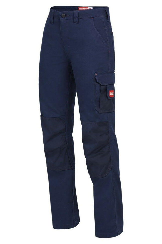 Hard Yakka Womens Legends Work Tough Pants Cargo Panama Weave Cotton Y08079-KarWorkwear