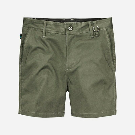 Mens Elwood Work Basic Shorts Stretch Twill Reinforced Pockets Tradie EWD202-KarWorkwear