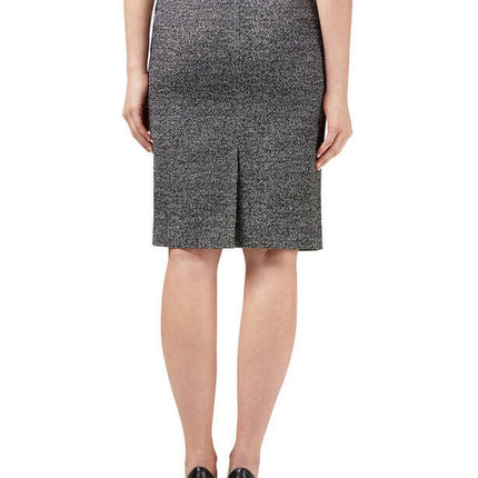 NNT Womens Business Textured Tweet Pencil Skirt Cotton Knee length CAT2NG-KarWorkwear