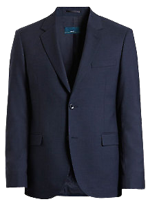 NNT Mens Sharkskin 2 Button Jacket Wool Blend Collared Long Sleeve CATB7J-KarWorkwear