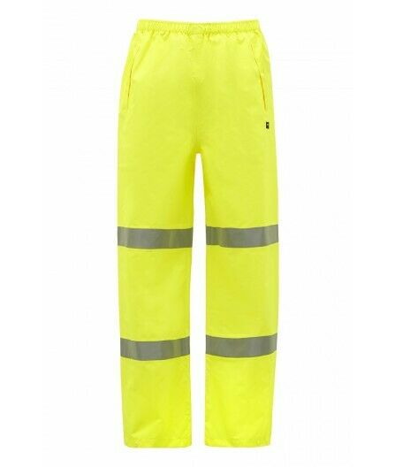 KingGee Mens Wet Weather Reflective Pant Lightweight Waterproof Safety K53035-KarWorkwear