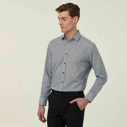 NNT Mens Avignon Abstract Stripe Long Sleeve Shirt Casual Fit Business CATJDC-KarWorkwear