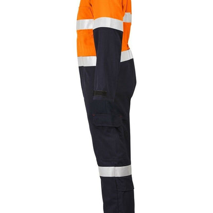 Mens Hard Yakka Protect Hi-Vis 2 Tone Tecasafe Plus Coverall Safety Taped Y00303-KarWorkwear