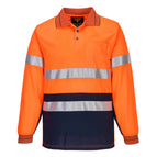 S / Orange/Navy
