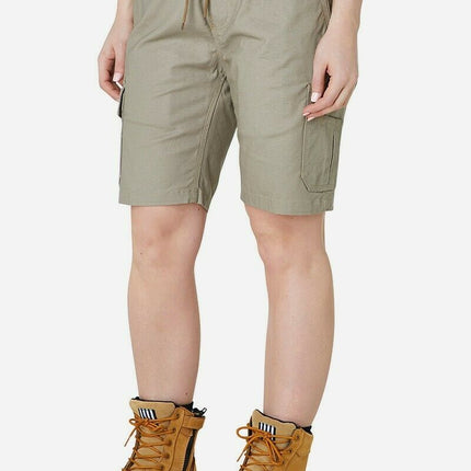 Womens Elwood Elastic Utility Shorts Cargo Phone Pocket Work Tough Comfy EWD602-KarWorkwear
