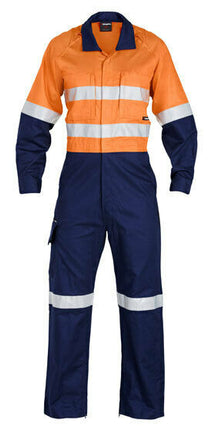 KingGee Mens WorkCool 2 Spliced Overall Work Comfy Safety Cotton Ripstop K51540-KarWorkwear