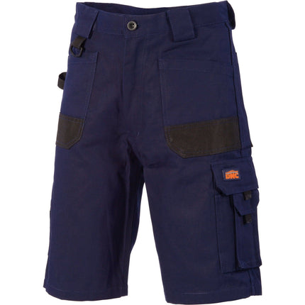 DNC Workwear Men Duratex Cotton Duck Weave Summer Comfy Cargo Shorts Work 3334-KarWorkwear