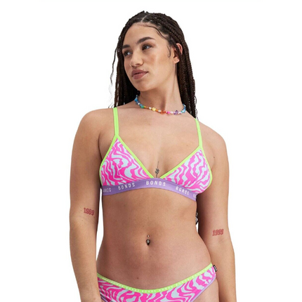 Bonds Womens Icons Triangle Comfy Confident Lightweight Support Bra YWN7-KarWorkwear