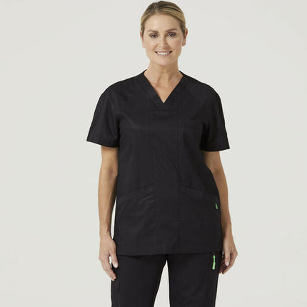 NNT Unisex Koller V Neck Scrub Top Comfortable Antibacterial Nurse Doctor CATJ2T-KarWorkwear