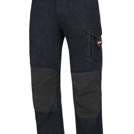 Hard Yakka Legends Denim Work Jeans Cargo Pants Heavy Duty Cordura Y03041-KarWorkwear