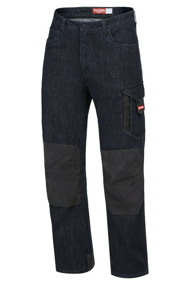 Hard Yakka Legends Denim Work Jeans Cargo Pants Heavy Duty Cordura Y03041-KarWorkwear