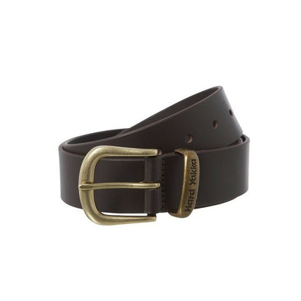 Mens Hard Yakka Belt Colorado Oil Tan Leather Work Brass Buckle Brown Y09402-KarWorkwear