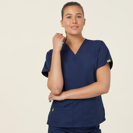 NNT Womens 4 Pack Wonderwink Origins V Neckline Comfy Scrub Top Bravo CATU66-KarWorkwear