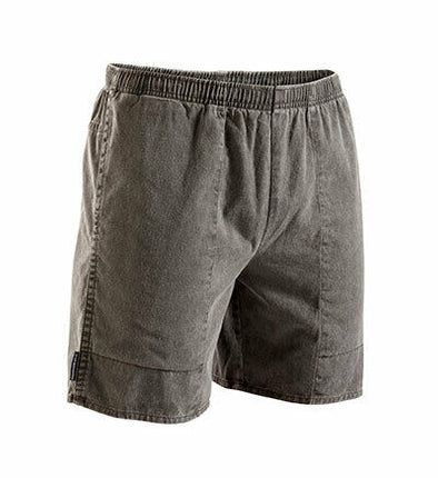 Stubbies Ruggers Mens Pigment Dyed Cotton Elasticised Waist Shorts Work SE420H-KarWorkwear
