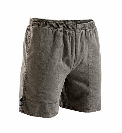 Stubbies Ruggers Mens Pigment Dyed Cotton Elasticised Waist Shorts Work SE420H-KarWorkwear