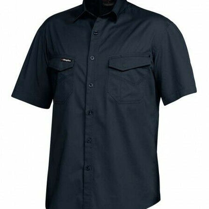 KingGee Mens Tradies Shirt S/S Lightweight Breathable Slim Fit Work K14355-KarWorkwear