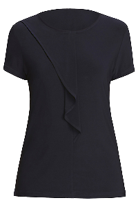NNT Womens Soft Jersey S/S Round Neck T- Top Blouse Relaxed Fit CATU64-KarWorkwear