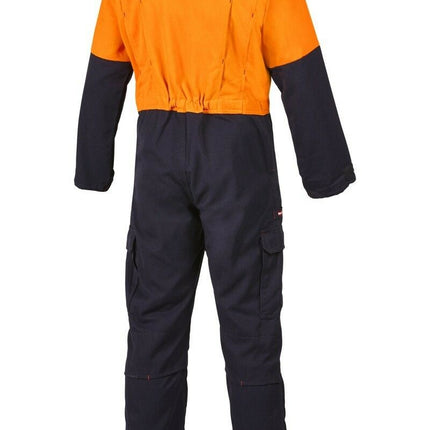 Mens Hard Yakka Protect Hi-Vis 2 Tone Tecasafe Plus Coverall Safety FR Y00302-KarWorkwear