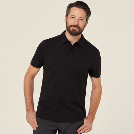 NNT Mens Cotton Collared Soft Breathable Comfy Button Pique Polo CATJJX-KarWorkwear