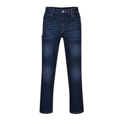 FR54 Mens Durable FR Stretch Denim Safety Jeans Indigo, 38-KarWorkwear