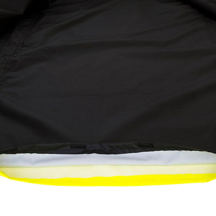 Hi-Vis Reversible Raincoat - UH447, Yellow/Black, XL