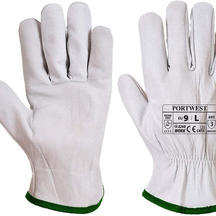 Oves Driver Glove Heavy Duty Hand Gauntlets Protection Safety Work Wear ANSI 105, X Large