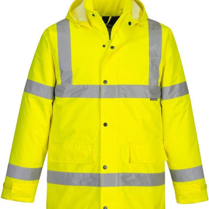 US460 Hi-Vis Waterproof Rain Traffic Jacket Yellow, 6X-Large