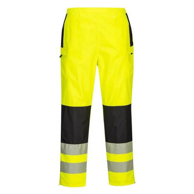 PW386 Reflective PW3 Hi-Vis Women'S Rain Pants Yellow/Black, X-Large-KarWorkwear