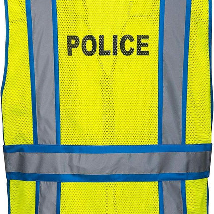 Public Service Vest Hi Vis Visability Safety Work Wear Gilet Executive ANSI 2