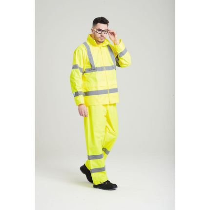 Waterproof Rain Jacket, Lightweight, Yellow, 4X-Large