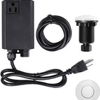 Stainless Steel White / Single Outlet Short/2''