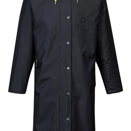 Hi-Vis Reversible Raincoat - UH447, Yellow/Black, XL