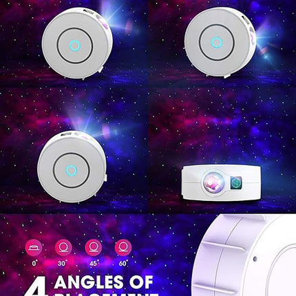 Galaxy Projector for Bedroom, Star Projector,Smart APP & Voice Control Galaxy Lamp, Compatible with Alexa & Google Home, for Kids Adults Bedroom,Room Decor,Game Room,Party