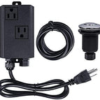 Stainless Steel Polished / Dual Outlet Short/2''
