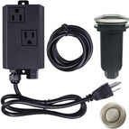 Stainless Steel Brushed / Dual Outlet Long/2.7''