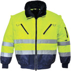 Yellow,Navy / Large