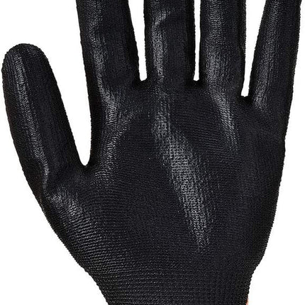 Amber Cut Glove - Nitrile Safety Work Wear Protective Gloves Coated ANSI 105, Large