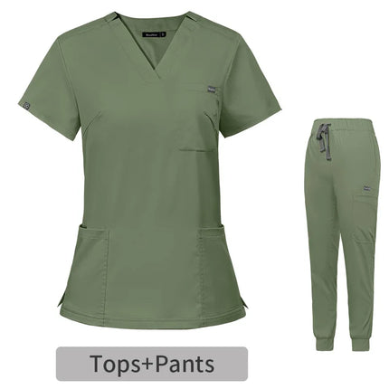 Wholesale Operating Room Medical Uniform Scrubs Hospital Working Scrubs Set Medical Supplies Nurse Dental Surgery Suit Workwear