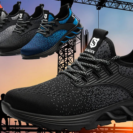SUADEX Safety Shoes Men Women Steel Toe Boots Indestructible Work Shoes Lightweight Breathable Composite Toe Men EUR Size 37-48-KarWorkwear
