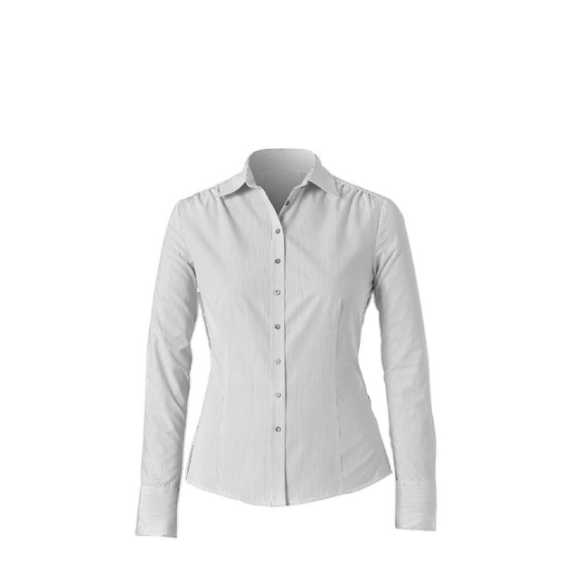 NNT Womens Cotton Blend Formal Shirts Long Sleeve Business Cotton Shirt CAT4KR-KarWorkwear