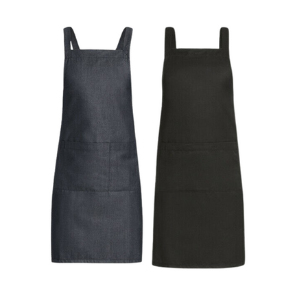 NNT Unisex Chef BIB Cross Back Apron Work Safety Durable Large Pockets CATN33-KarWorkwear