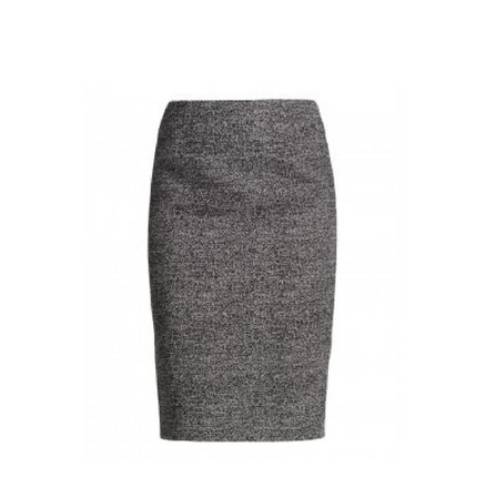 NNT Womens Business Textured Tweet Pencil Skirt Cotton Knee length CAT2NG-KarWorkwear