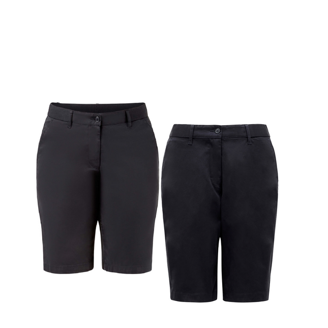 NNT Womens Cargo Chino Short Pants Stretch Waistband Short Tailored Fit CAT3QJ-KarWorkwear