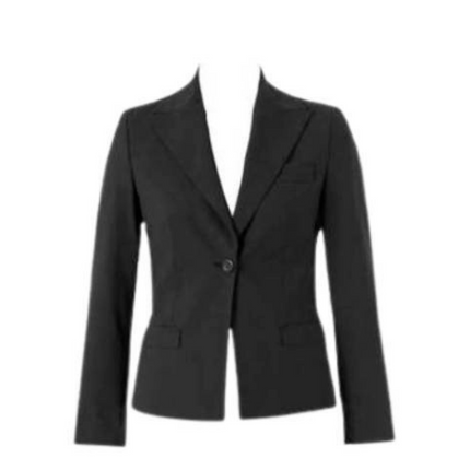 NNT Women Stretch Wool Blend 1 Button Cropped jacket Business Blazer CAT13T-KarWorkwear