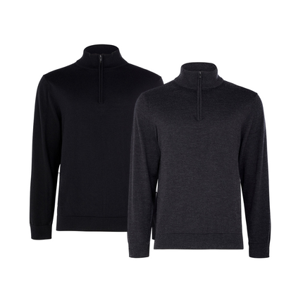NNT Mens Wool Blend Knit Sweater Zip Neck Winter Warm Comfort Long Sleeve CATE37-KarWorkwear