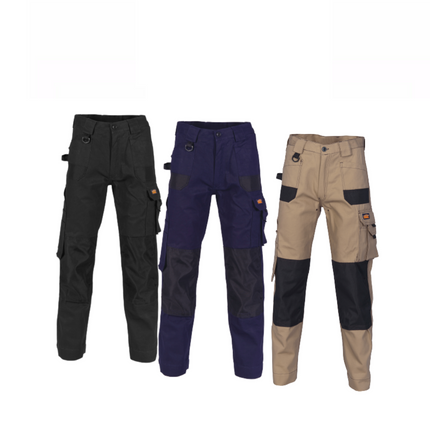 DNC Workwear Duratex Cotton Duck Weave Cargo Pants Work Safety Pant 3335-KarWorkwear
