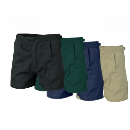 DNC Workwear Men Cotton Drill Utility Short Comfortable  Tough Pant Work 3301-KarWorkwear